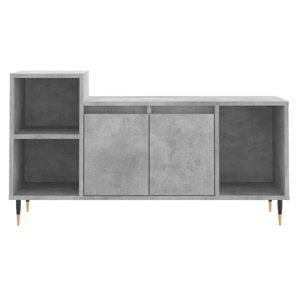 Mobile per TV Grigio Cemento 100x35x55 cm Legno Multistrato 831312