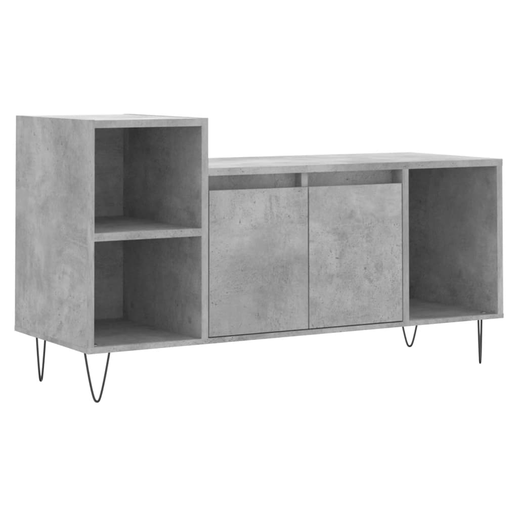 Mobile per TV Grigio Cemento 100x35x55 cm Legno Multistratocod mxl 126449