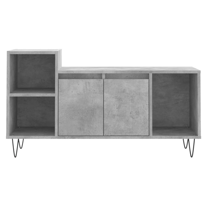 Mobile per TV Grigio Cemento 100x35x55 cm Legno Multistrato 831320