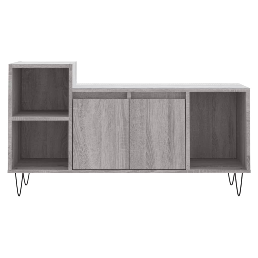 Mobile TV Grigio Sonoma 100x35x55 cm in Legno Multistrato 831322