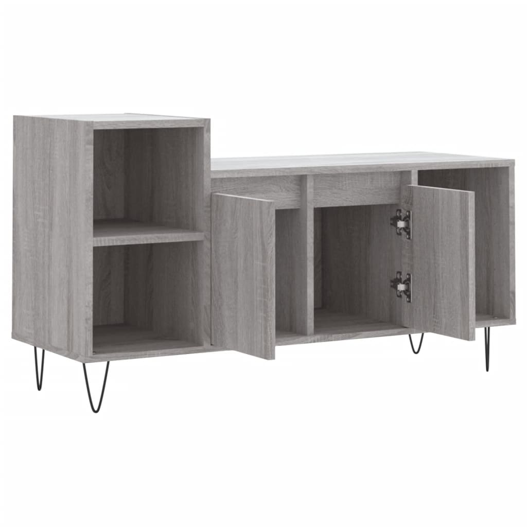 Mobile TV Grigio Sonoma 100x35x55 cm in Legno Multistrato 831322