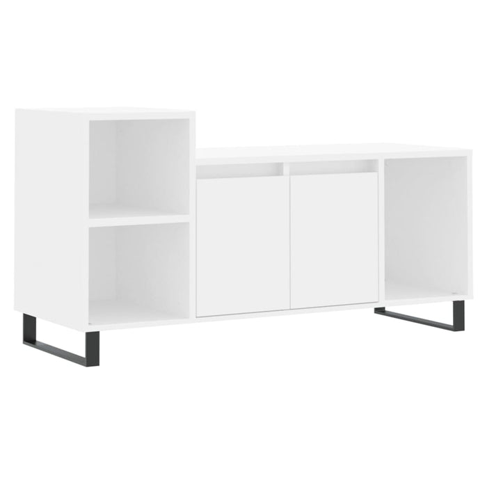 Mobile Porta TV Bianco 100x35x55 cm in Legno Multistrato 831324