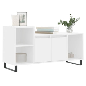 Mobile Porta TV Bianco 100x35x55 cm in Legno Multistrato 831324