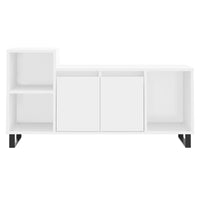 Mobile Porta TV Bianco 100x35x55 cm in Legno Multistrato 831324