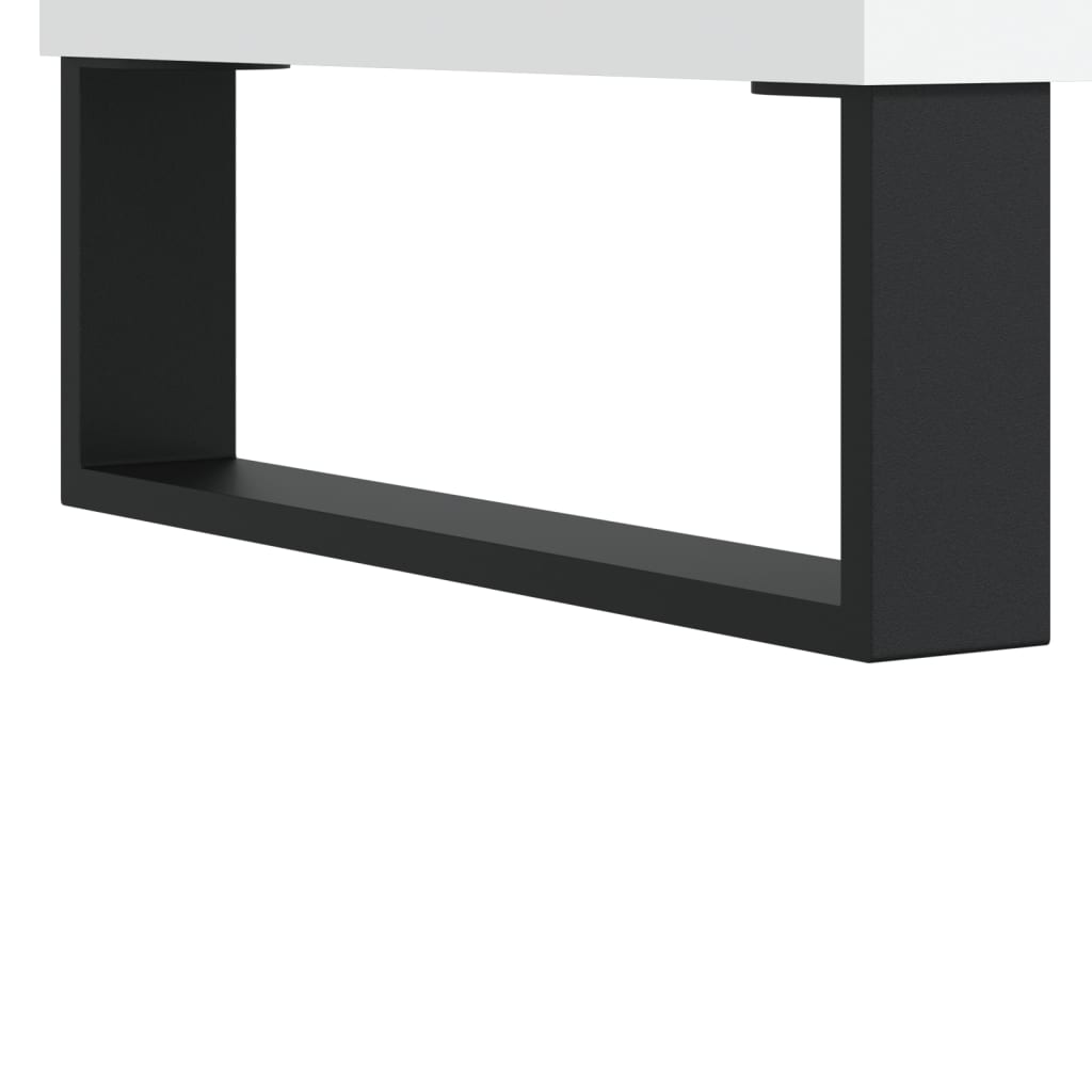 Mobile Porta TV Bianco 100x35x55 cm in Legno Multistrato 831324