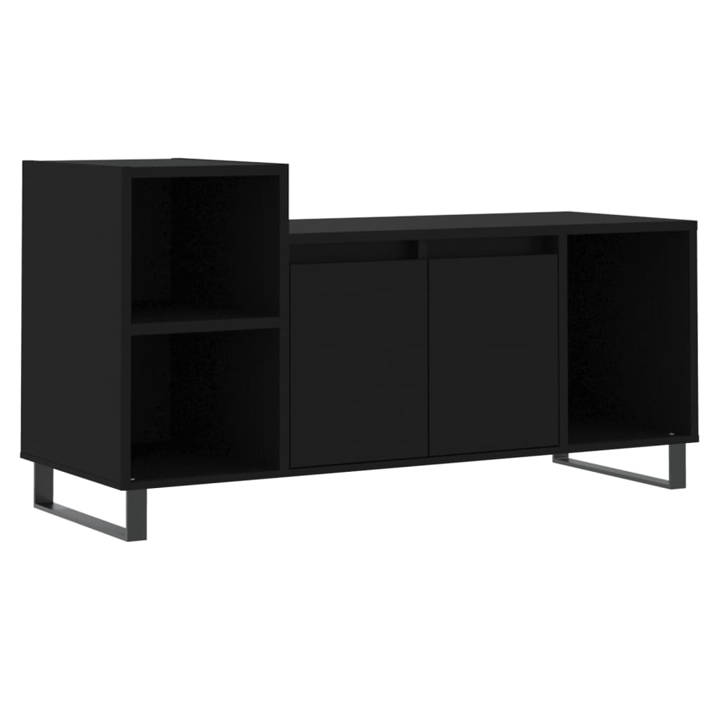 Mobile Porta TV Nero 100x35x55 cm in Legno Multistrato 831325