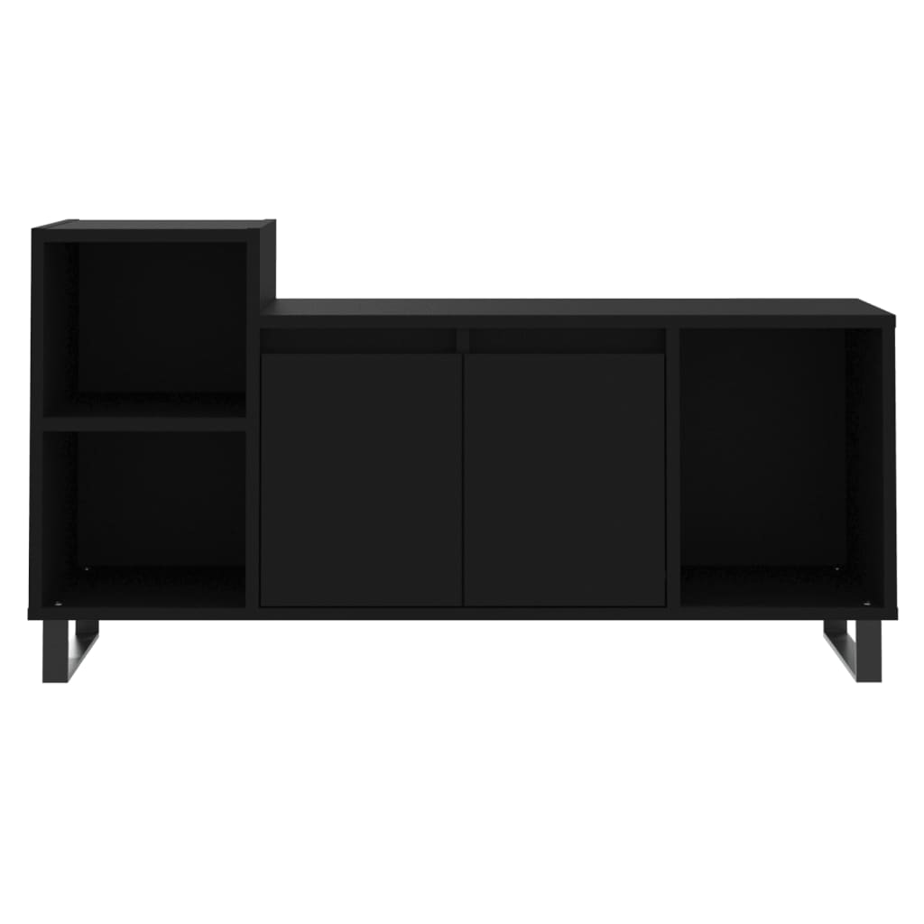 Mobile Porta TV Nero 100x35x55 cm in Legno Multistrato 831325