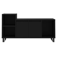 Mobile Porta TV Nero 100x35x55 cm in Legno Multistrato 831325