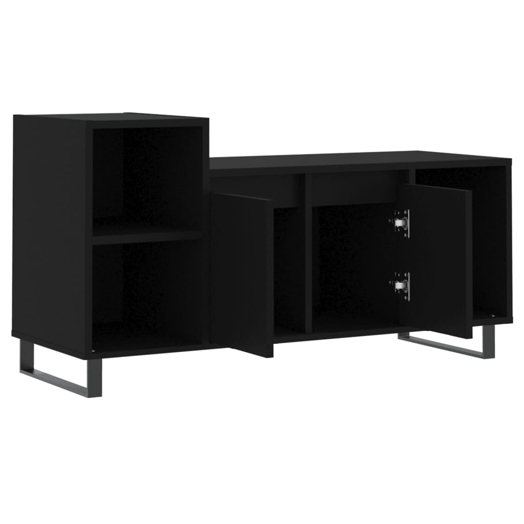 Mobile Porta TV Nero 100x35x55 cm in Legno Multistrato 831325