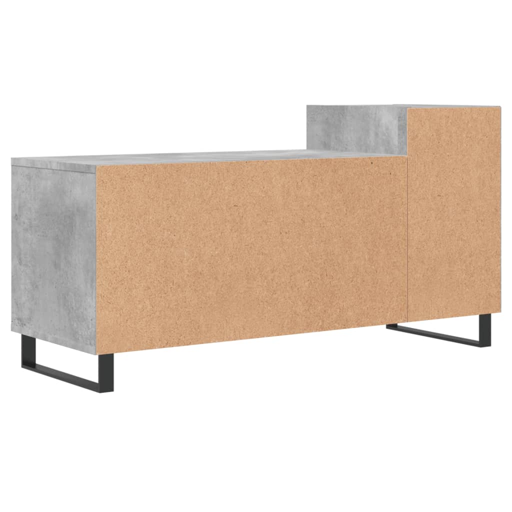 Mobile per TV Grigio Cemento 100x35x55 cm Legno Multistrato 831328