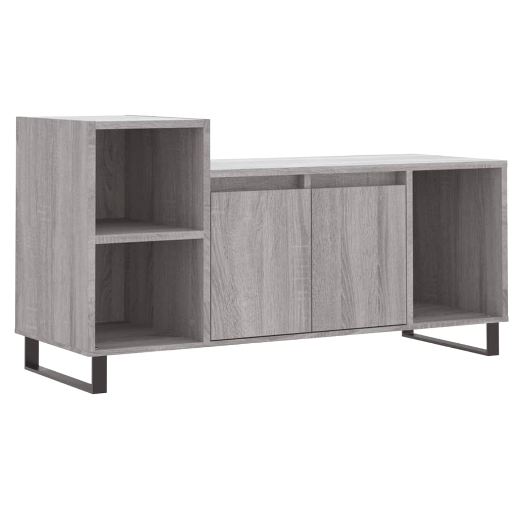 Mobile TV Grigio Sonoma 100x35x55 cm in Legno Multistrato 831330