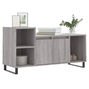 Mobile TV Grigio Sonoma 100x35x55 cm in Legno Multistrato 831330