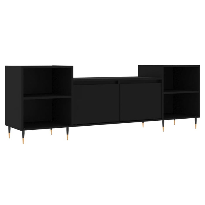 Mobile Porta TV Nero 160x35x55 cm in Legno Multistratocod mxl 102838