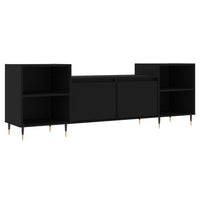 Mobile Porta TV Nero 160x35x55 cm in Legno Multistrato 831333