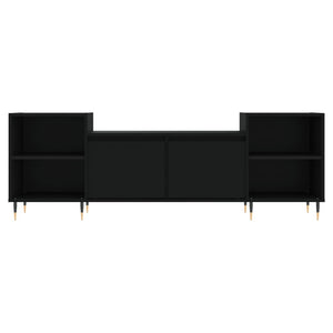 Mobile Porta TV Nero 160x35x55 cm in Legno Multistrato 831333