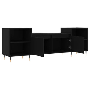 Mobile Porta TV Nero 160x35x55 cm in Legno Multistrato 831333