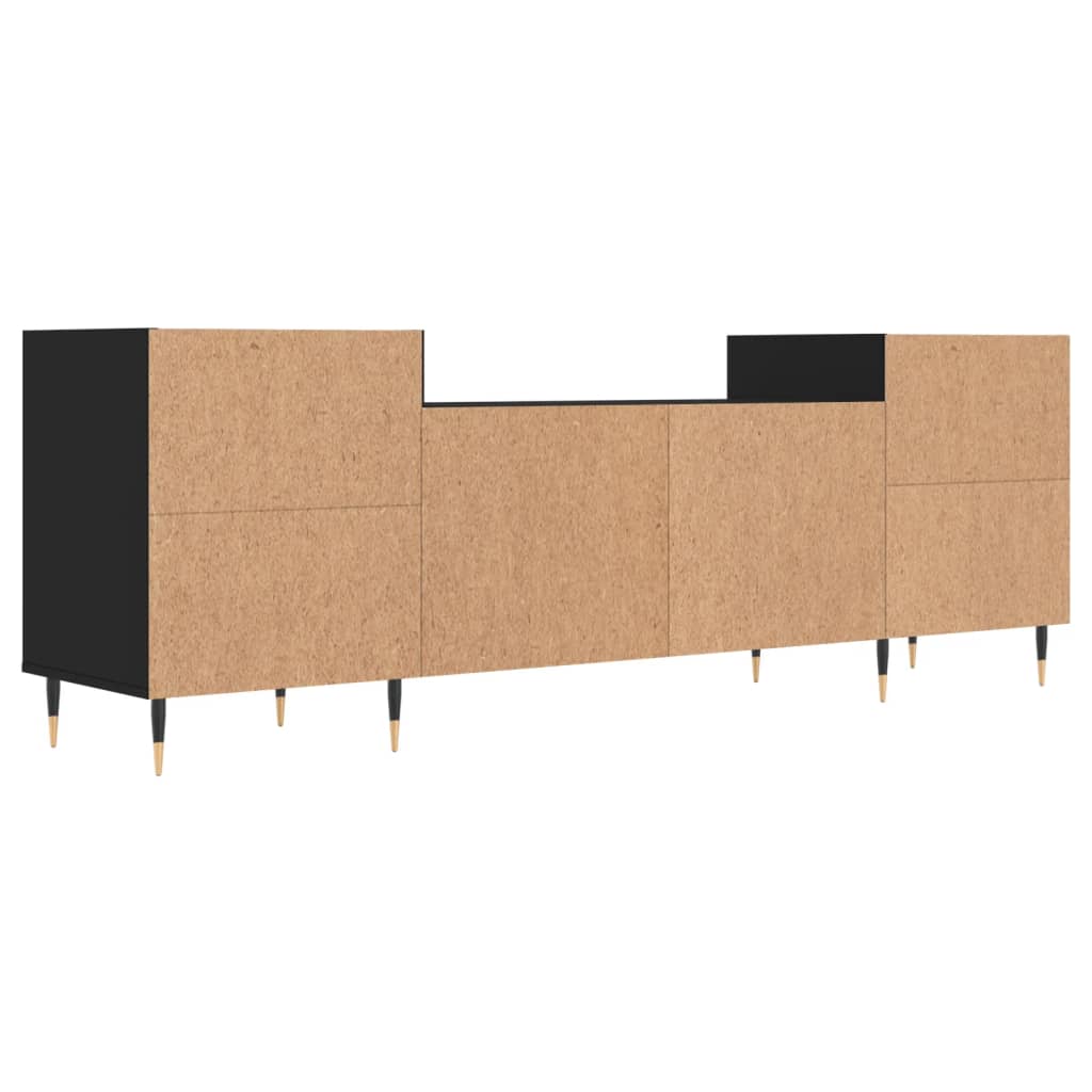 Mobile Porta TV Nero 160x35x55 cm in Legno Multistrato 831333