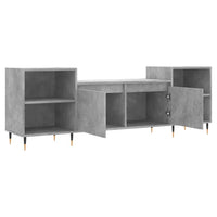 Mobile per TV Grigio Cemento 160x35x55 cm Legno Multistrato 831336