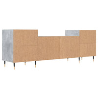 Mobile per TV Grigio Cemento 160x35x55 cm Legno Multistrato 831336