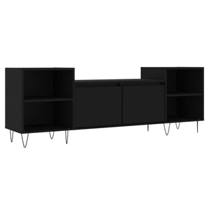 Mobile Porta TV Nero 160x35x55 cm in Legno Multistratocod mxl 126705