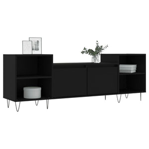 Mobile Porta TV Nero 160x35x55 cm in Legno Multistratocod mxl 126705