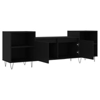 Mobile Porta TV Nero 160x35x55 cm in Legno Multistrato 831341