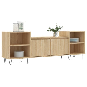 Mobile Porta TV Rovere Sonoma 160x35x55 cm Legno Multistrato 831343