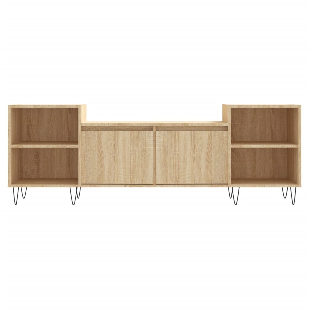 Mobile Porta TV Rovere Sonoma 160x35x55 cm Legno Multistrato 831343