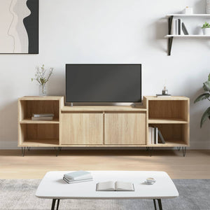 Mobile Porta TV Rovere Sonoma 160x35x55 cm Legno Multistrato 831343