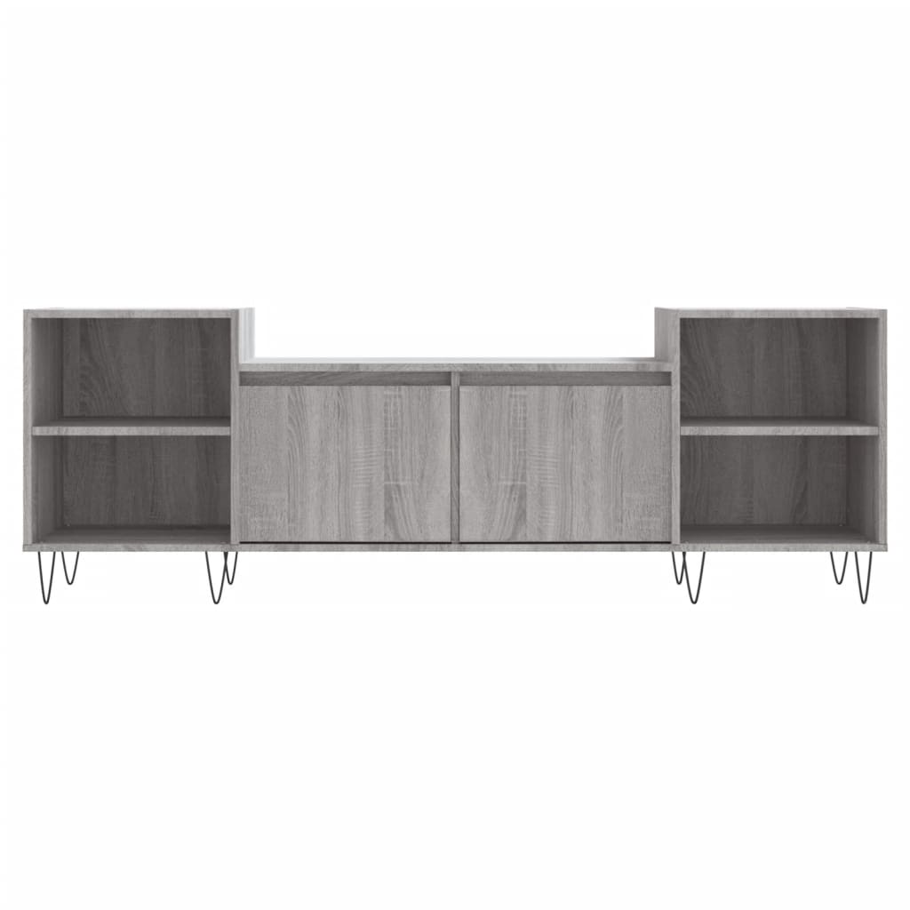 Mobile TV Grigio Sonoma 160x35x55 cm in Legno Multistrato 831346