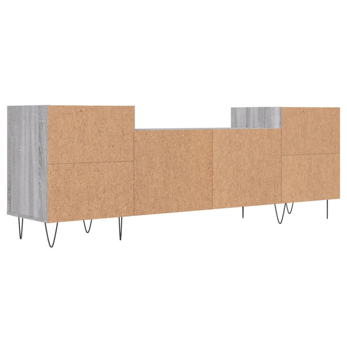 Mobile TV Grigio Sonoma 160x35x55 cm in Legno Multistrato 831346