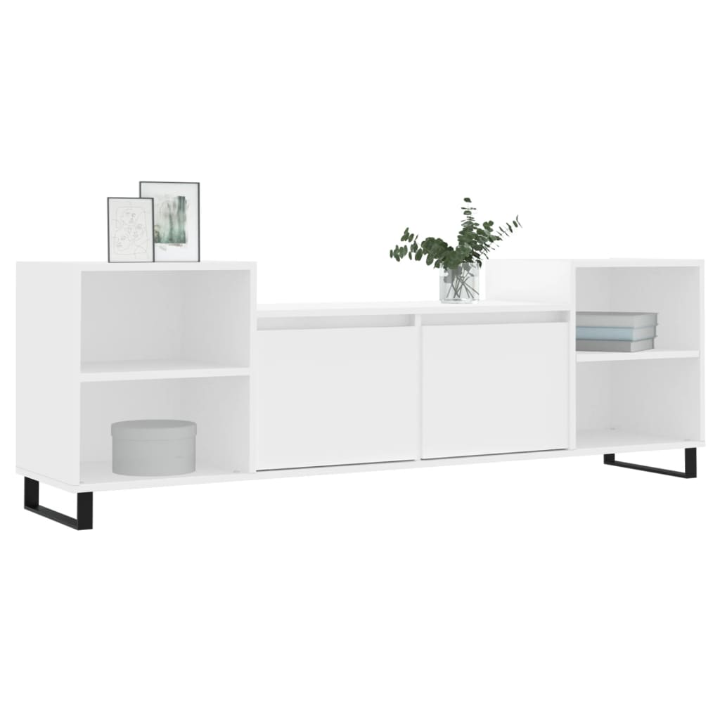 Mobile Porta TV Bianco 160x35x55 cm in Legno Multistratocod mxl 126736