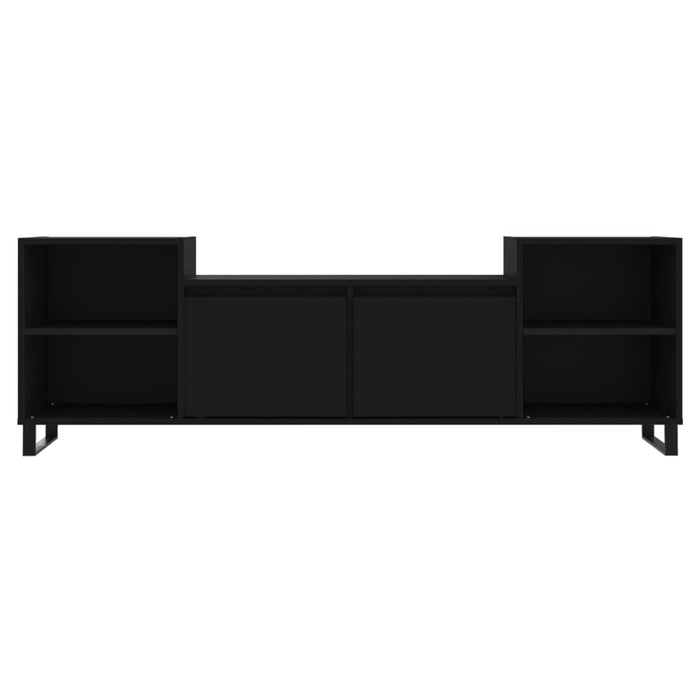 Mobile Porta TV Nero 160x35x55 cm in Legno Multistrato 831349