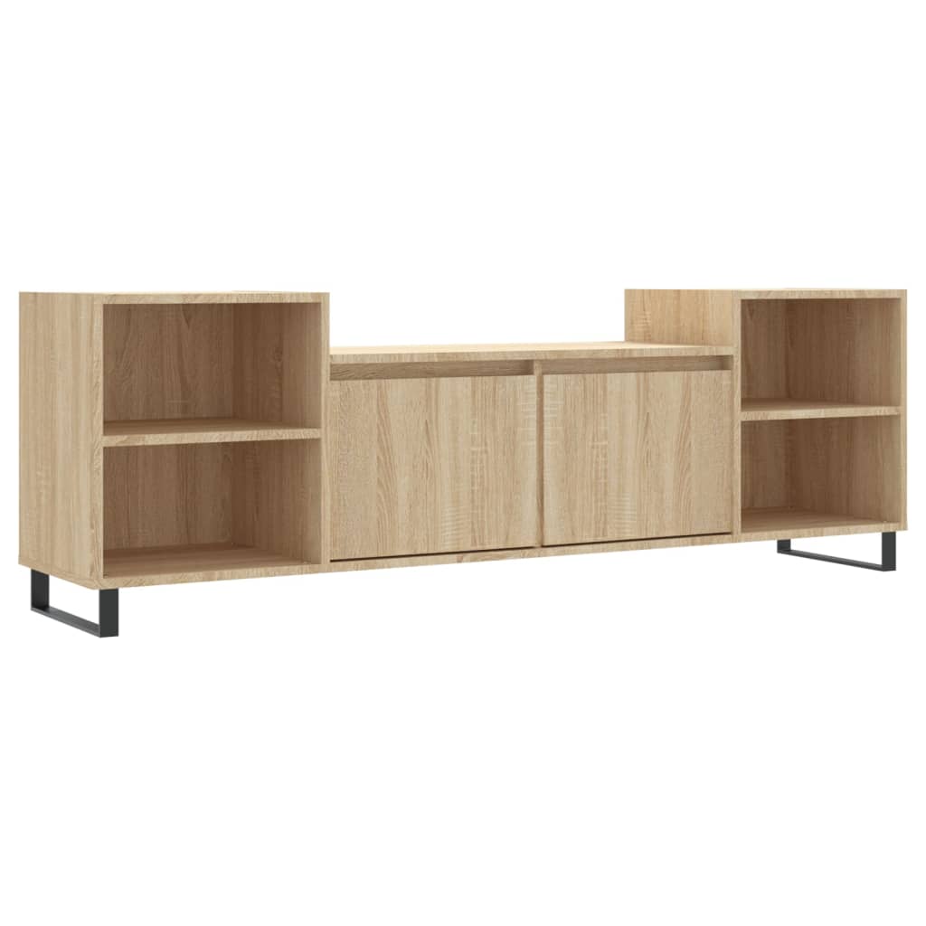 Mobile Porta TV Rovere Sonoma 160x35x55 cm Legno Multistratocod mxl 78793