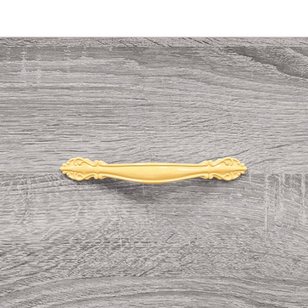 Scarpiera Grigio Sonoma 102x36x60 cm in Legno Multistrato 831362