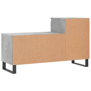 Scarpiera Grigio Cemento 102x36x60 cm in Legno Multistrato 831376