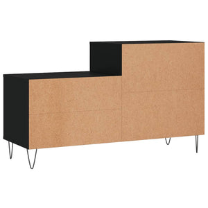 Scarpiera Nera 102x36x60 cm in Legno Multistrato 831389