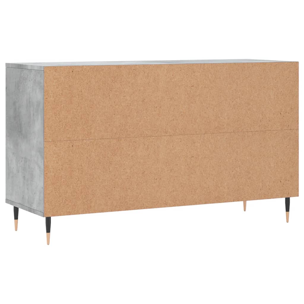 Scarpiera Grigio Cemento 102x36x60 cm in Legno Multistrato 831408