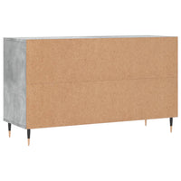 Scarpiera Grigio Cemento 102x36x60 cm in Legno Multistrato 831408