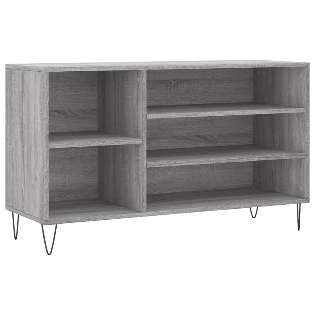 Scarpiera Grigio Sonoma 102x36x60 cm in Legno Multistratocod mxl 126710