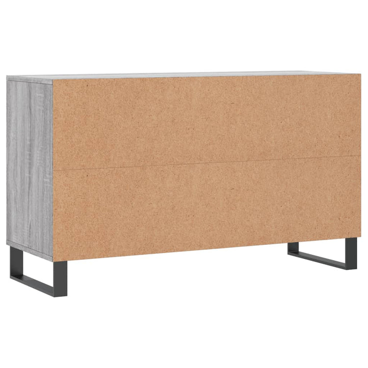 Scarpiera Grigio Sonoma 102x36x60 cm in Legno Multistrato 831426