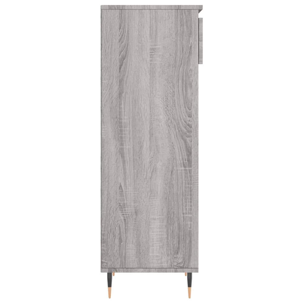 Scarpiera Grigio Sonoma 40x36x105 cm in Legno Multistrato 831458