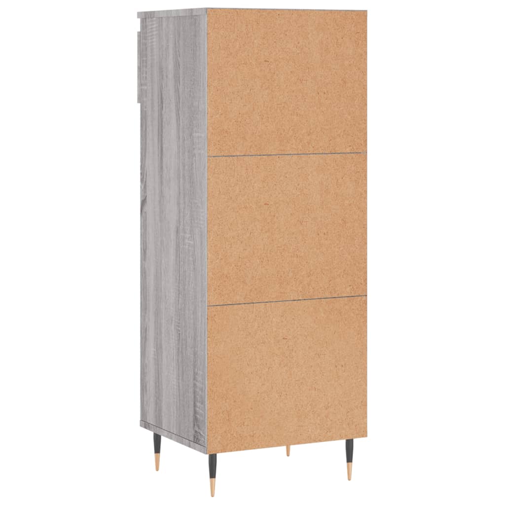 Scarpiera Grigio Sonoma 40x36x105 cm in Legno Multistrato 831458