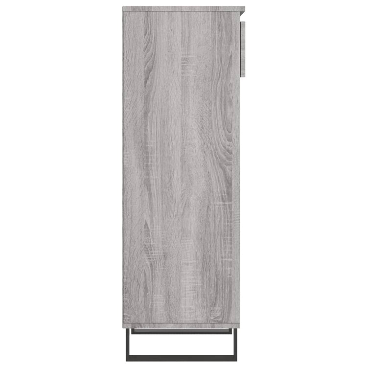 Scarpiera Grigio Sonoma 40x36x105 cm in Legno Multistrato 831474