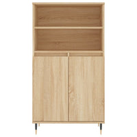 Credenza Rovere Sonoma 60x36x110 cm in Legno Multistrato 831479