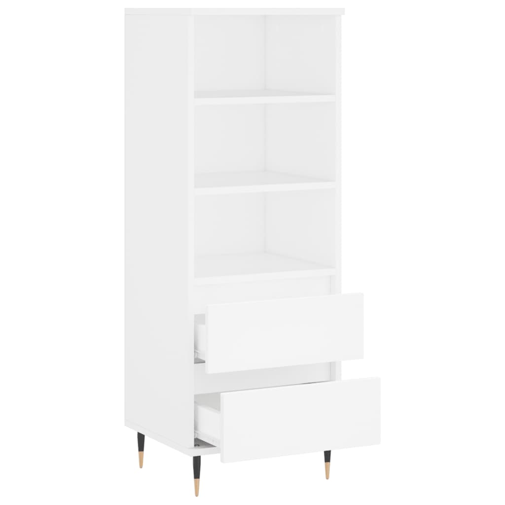 Credenza Bianco 40x36x110 cm in Legno Multistrato 831500