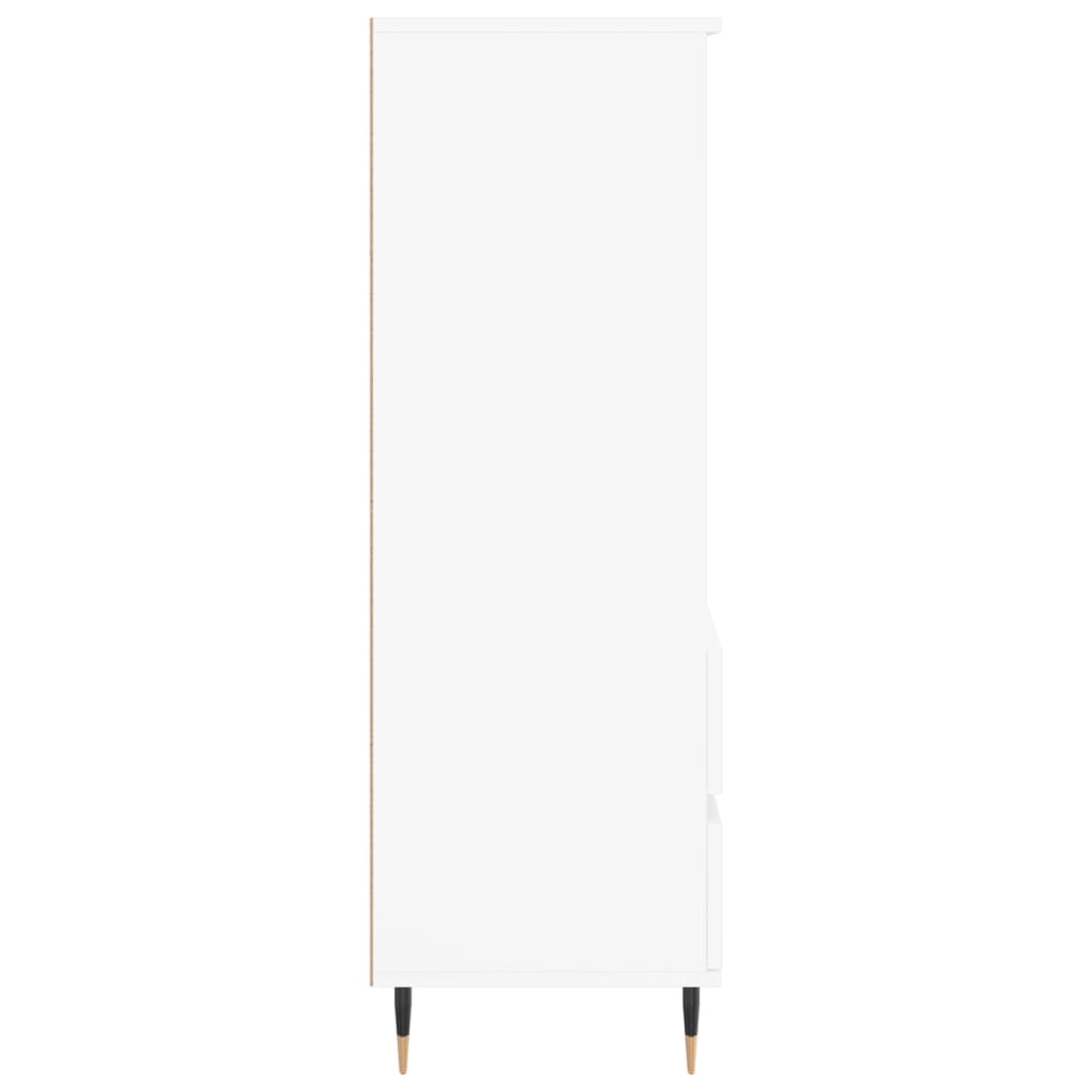 Credenza Bianco 40x36x110 cm in Legno Multistrato 831500