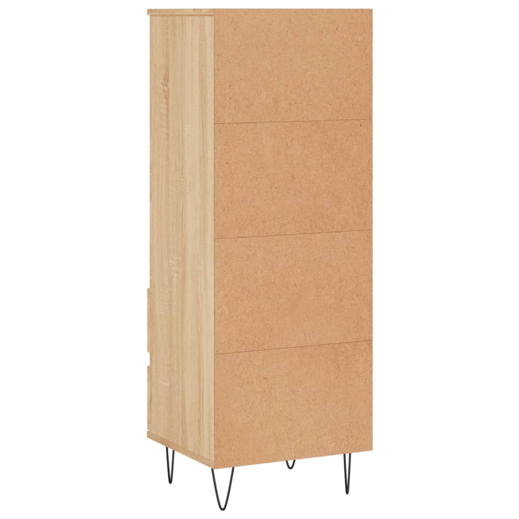 Credenza Rovere Sonoma 40x36x110 cm in Legno Multistrato 831511