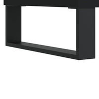 Credenza Nero 40x36x110 cm in Legno Multistrato 831517