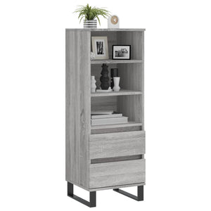 Credenza Grigio Sonoma 40x36x110 cm in Legno Multistrato 831522